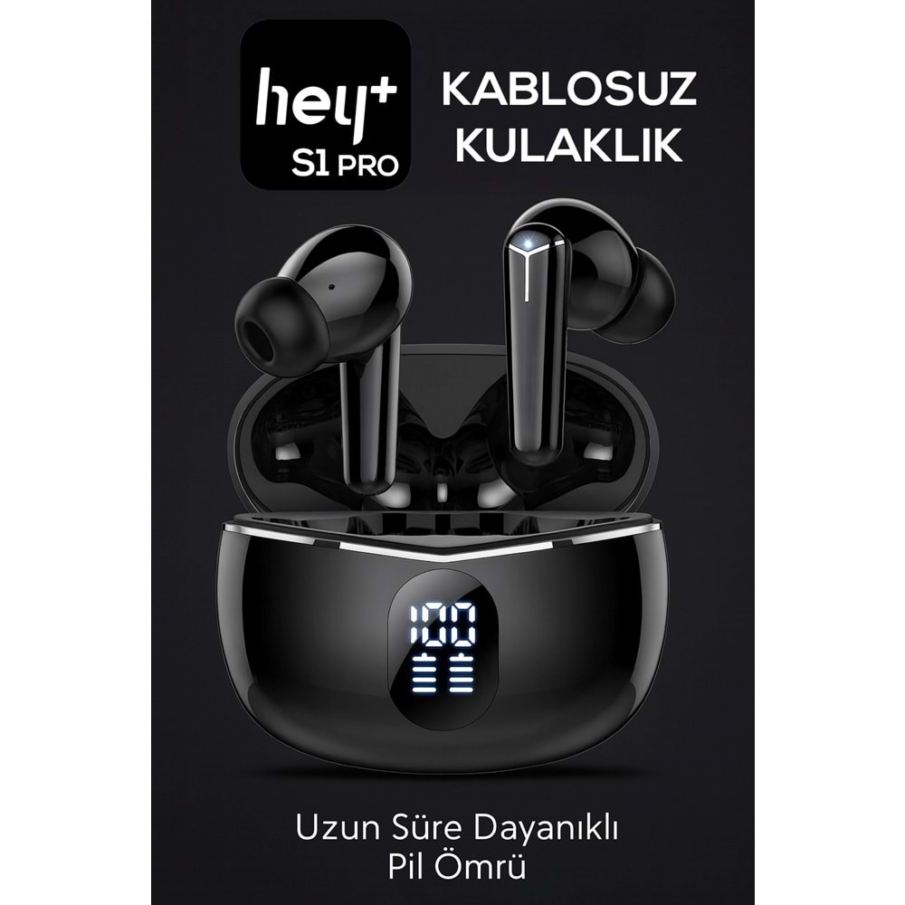 HEYPLUS S1 PRO BLUETHOOTH KULAKLIK (ENC-4MİKROFON,OYUN MODU)