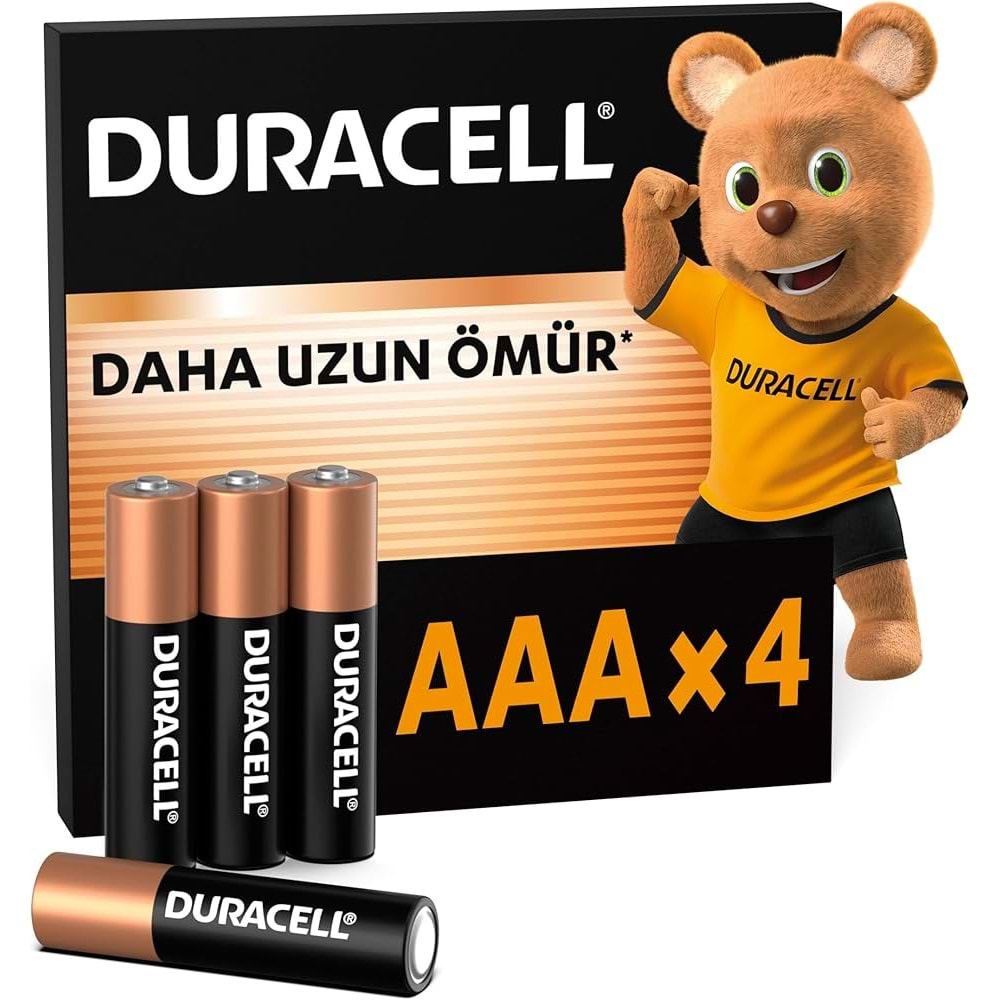 DURACELL AAA ALKALİNLİ İNCE KALEM PİL