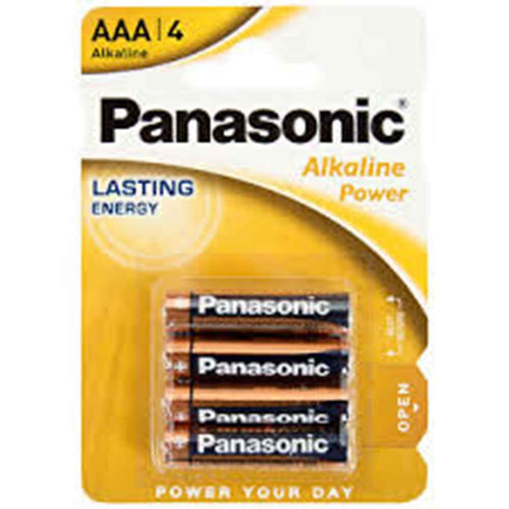 PANASONİC AAA/4 ALKALİNE İNCE KALEM PİL