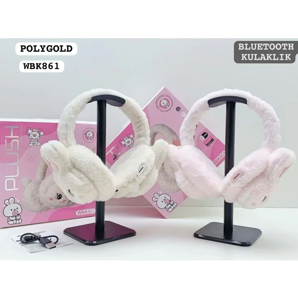 POLYGOLD WBK861 PELUŞ KULAKLIK