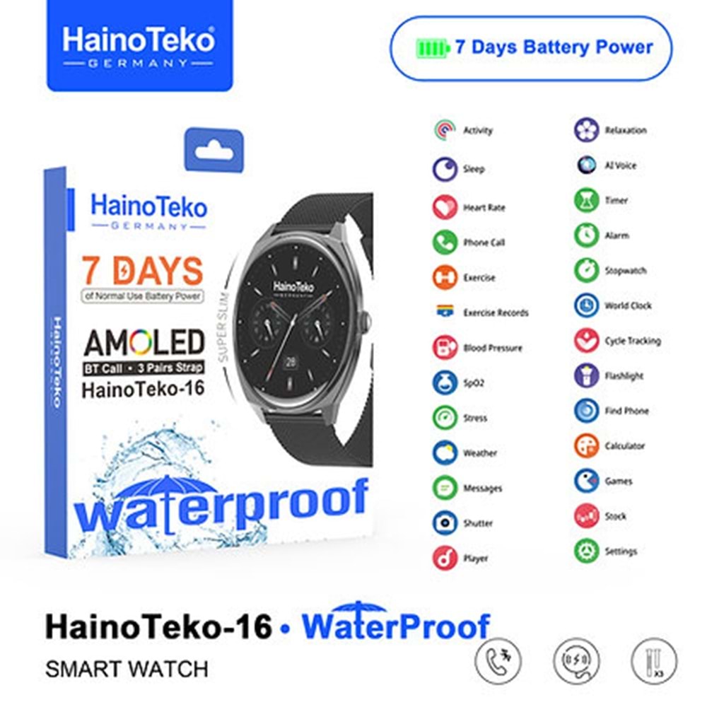 HAINO TEKO-16 WATERPROOF UNISEX