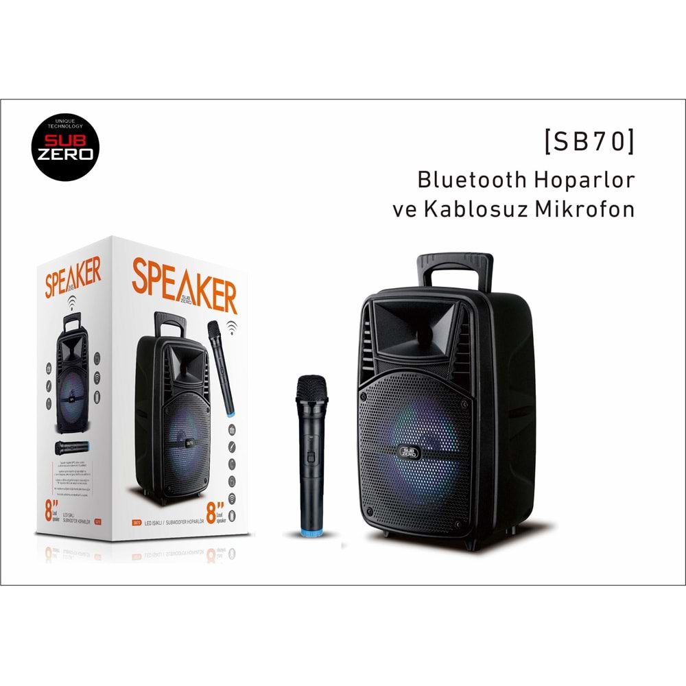SUBZERO SB70 BLUETOOTH HOPARLÖR