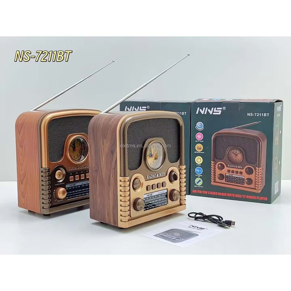 POLYGOLD NS-7211BT NOSTALJİ RADYO