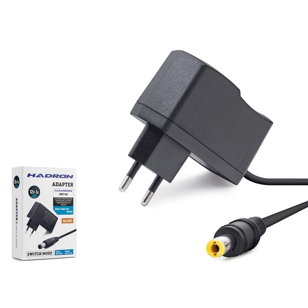 HADRON HD742 ADAPTÖR MODEM 12V 1A 5.5*2.5