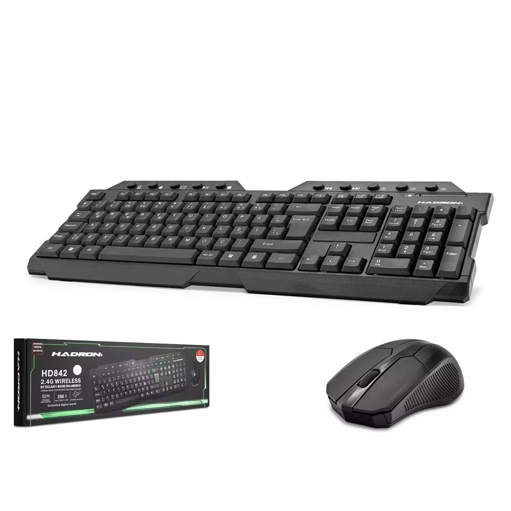 HADRON HD842 834 KABLOSUZ KLAVYE MOUSE SET