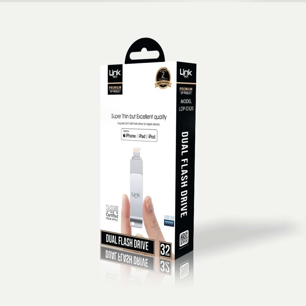 LİNK 32GB D320 IPHONE DUAL OTG FLASH BELLEK