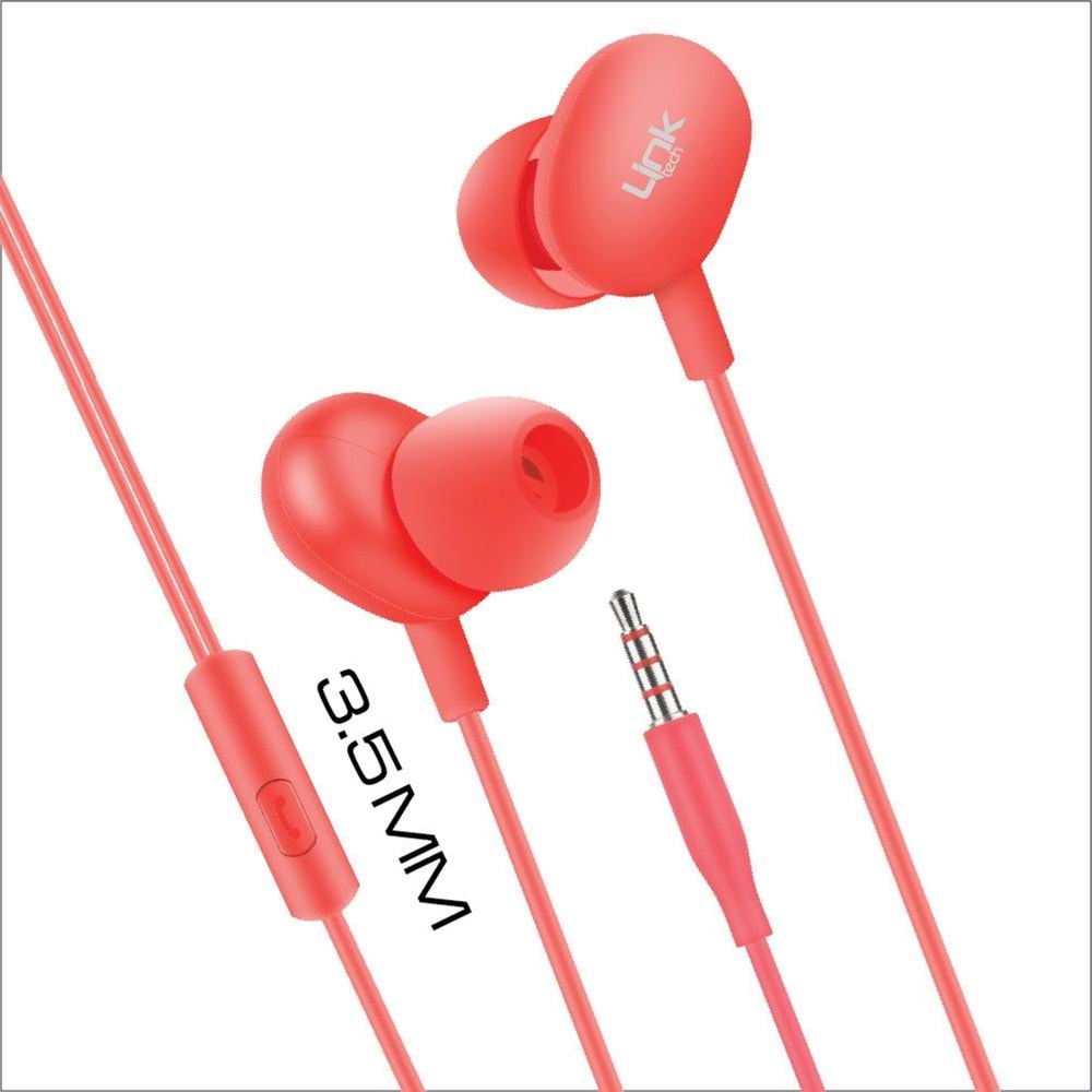 LİNK H310 KULAK İÇİ KIRMIZI KULAKLIK