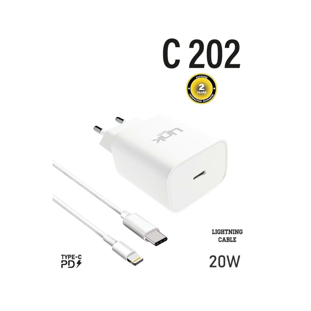 LİNK LSC-C202 USB-C 20W ŞARJ SETİ
