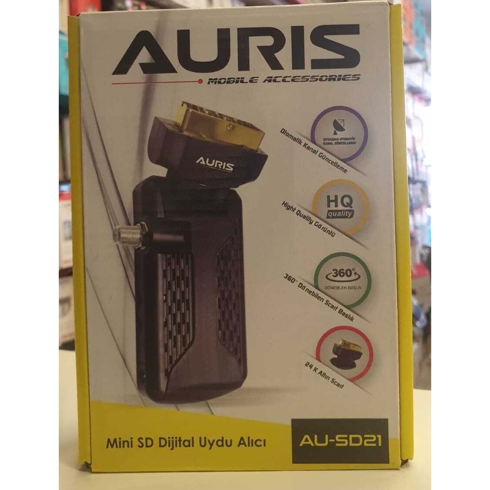 AURIS AU-SD21 MİNİ SD DİJİTAL UYDU ALICI