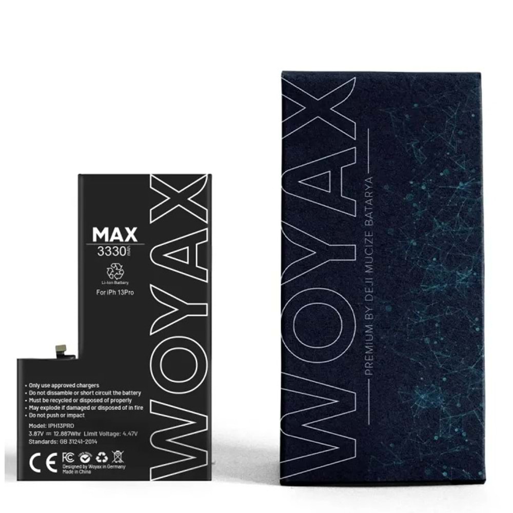WOYAX IPHONE DJ-IPH13 PRO 3330 MAH YUKSEK KAPASITE MUCIZE BATARYA