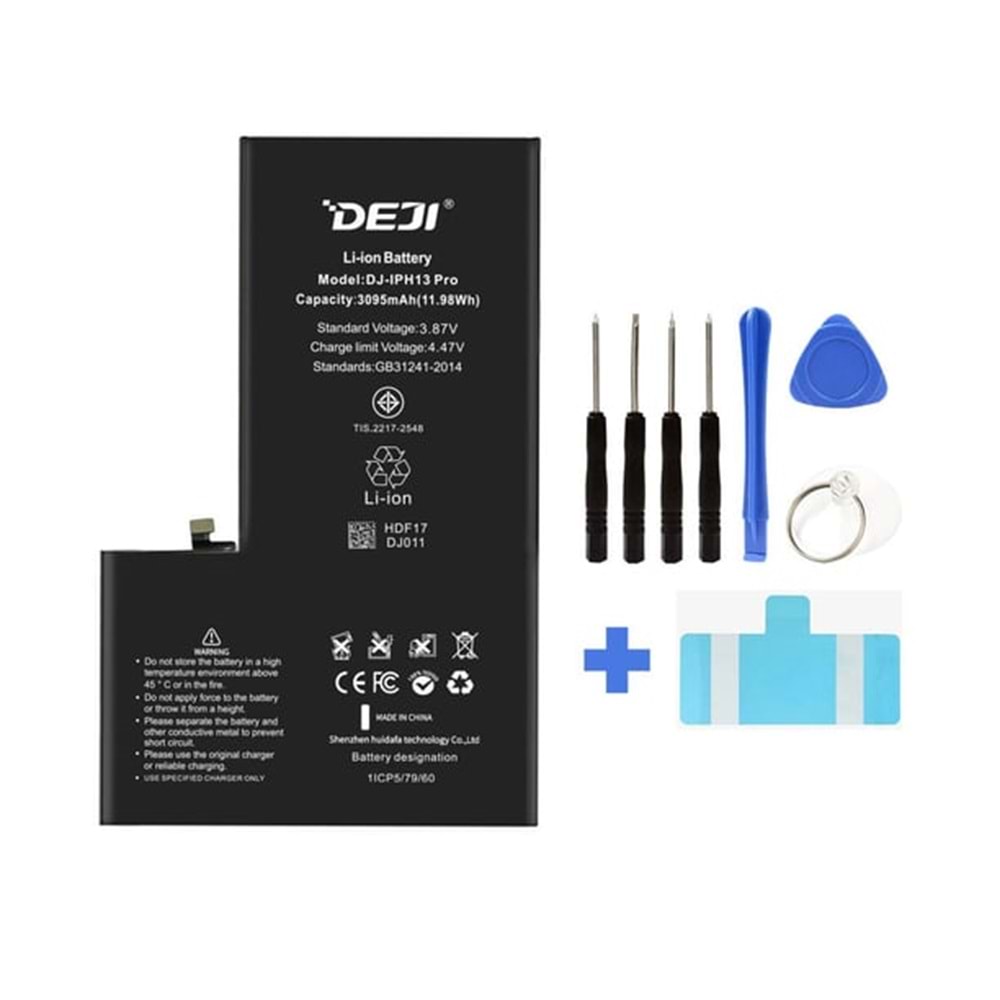 DEJI IPHONE DJ-IPH13 PRO 3300TECH MAH YUKSEK KAPASITE MUCIZE BATARYA