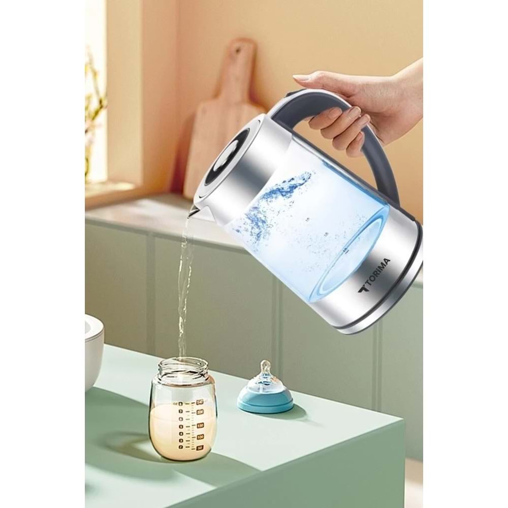 TORİMA TY-S888-040 STAINLESS LED KETTLE
