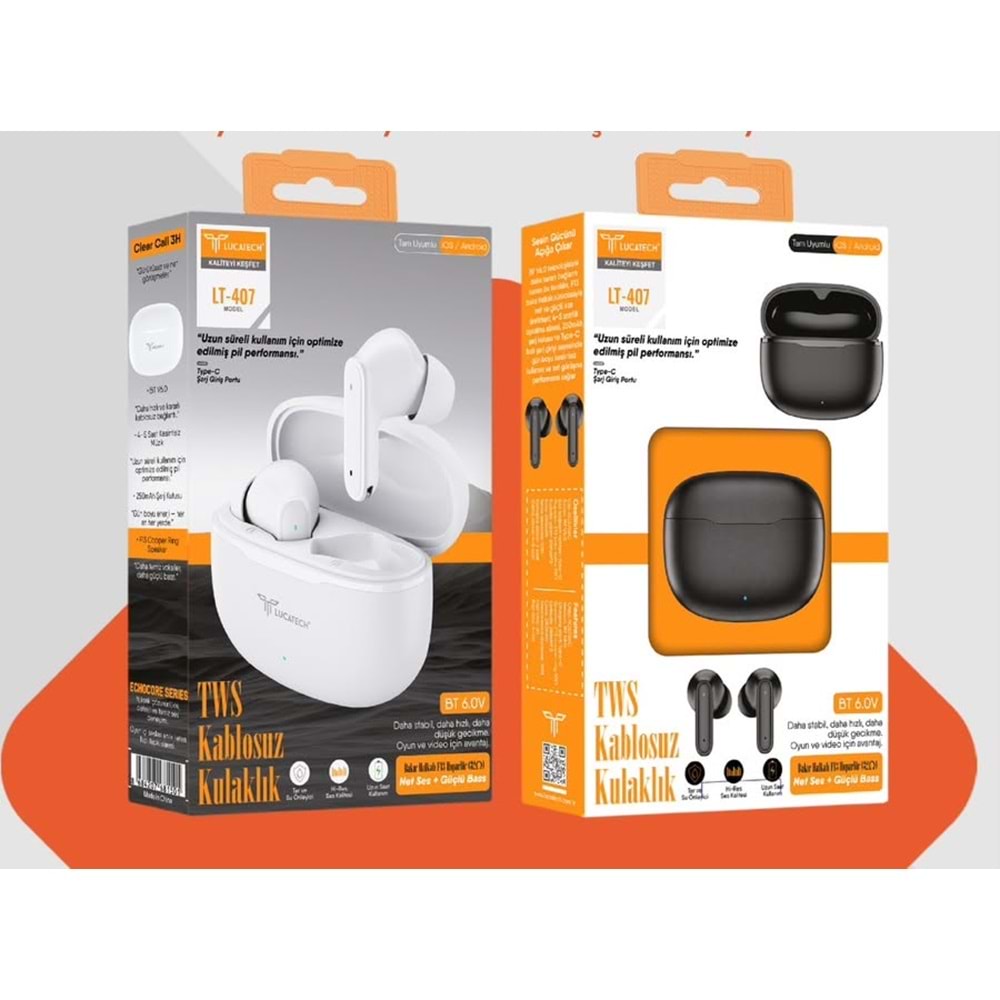 LUCATECH LT-407 6.0 ENC/ANC AİRPODS
