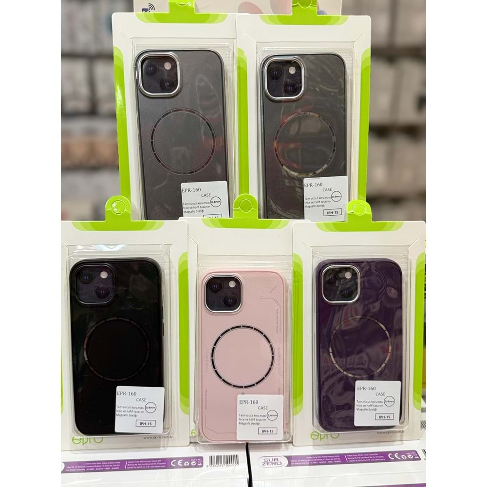 EPRO EPR-160 IPH15 İNCE TASARIM MAGESAFE KILIF