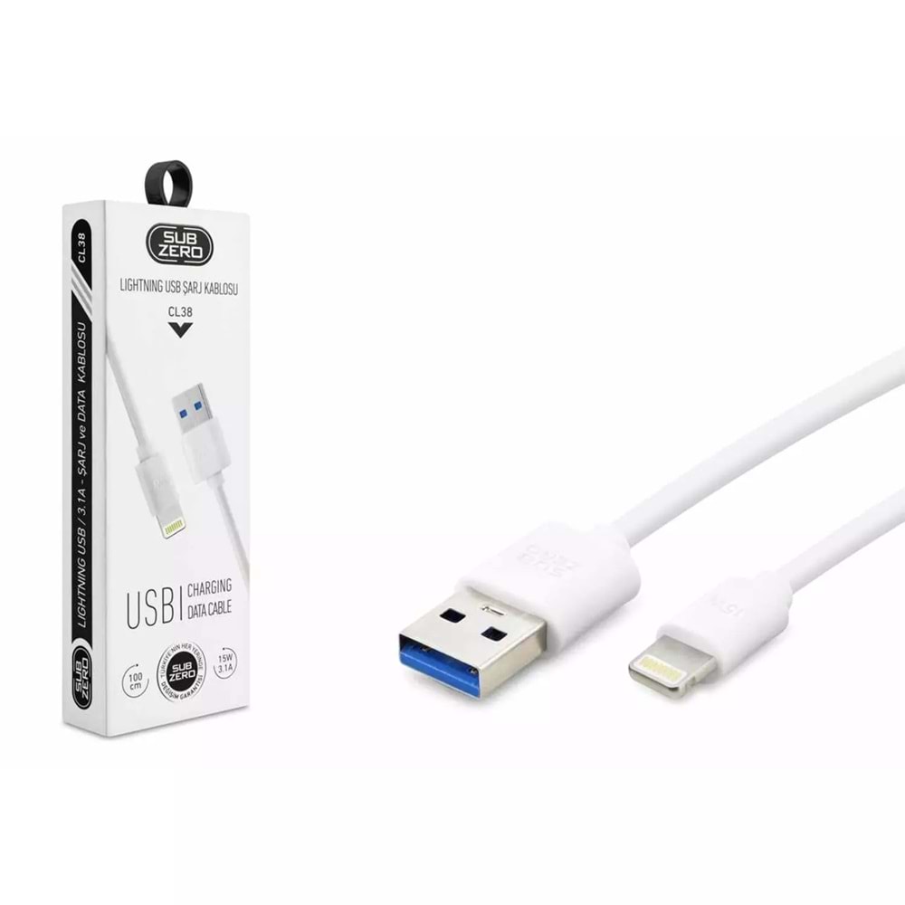 SUBZERO CL38 1.0A İPHONE USB KABLO
