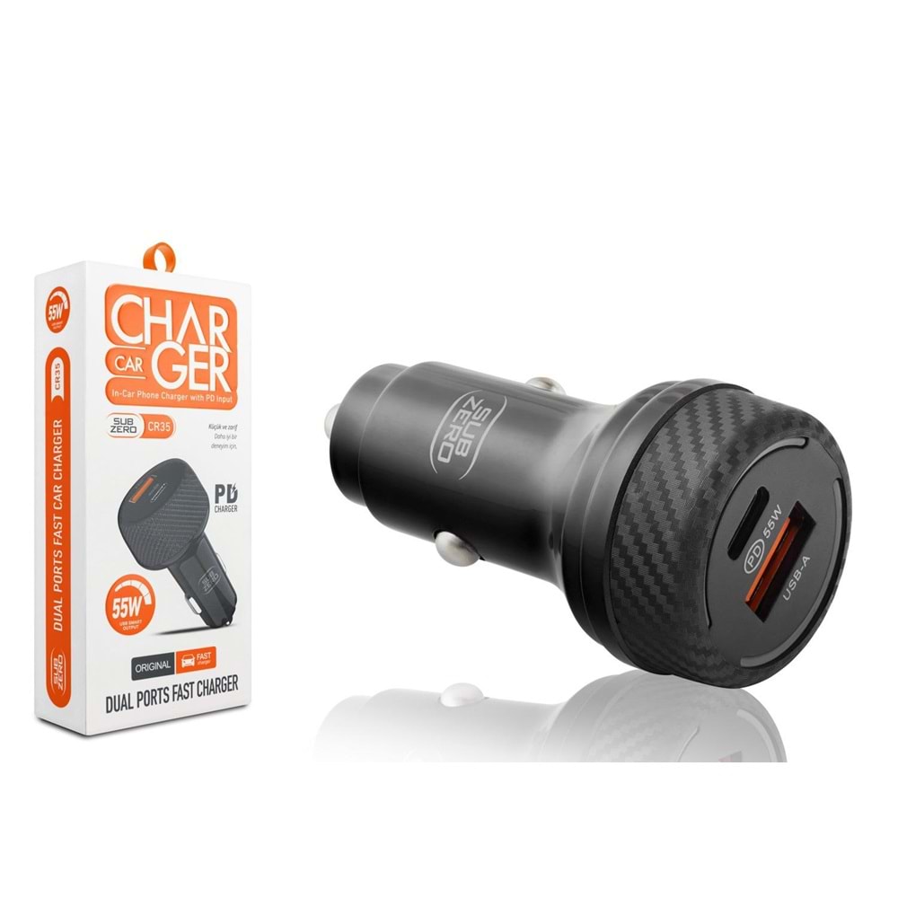 SUBZERO CR35 55W ARAÇ ŞARJ BAŞLIĞI