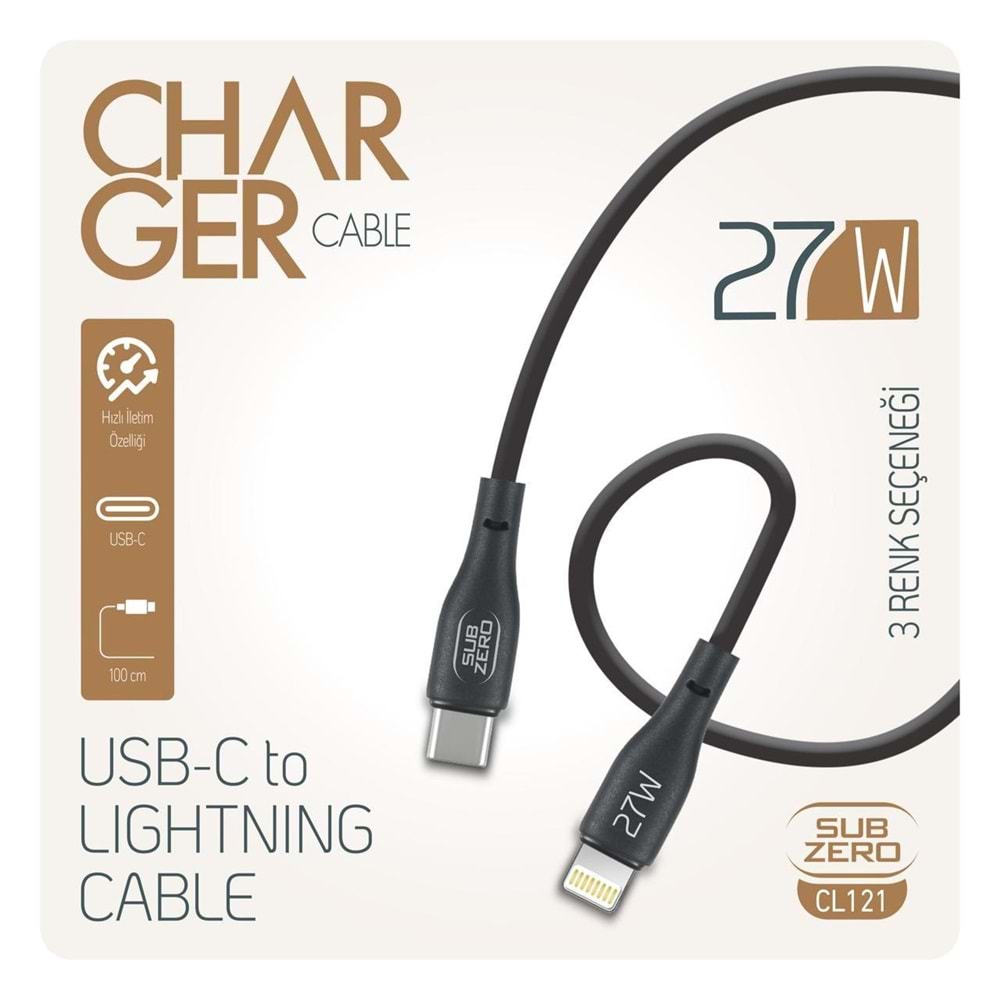 SUBZERO CL121 27W USB LIH KABLO