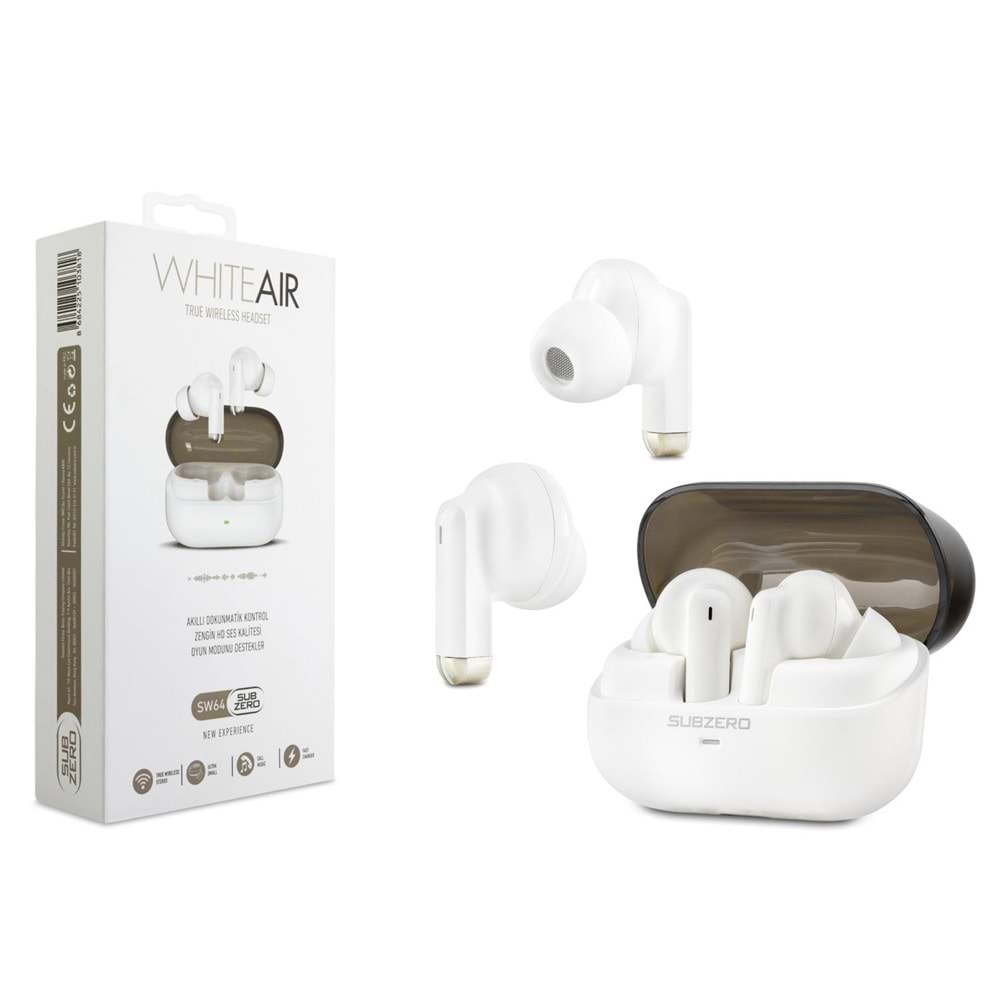 SUBZERO SW64 BLACK AIR BLUETOOTH KULAKLIK