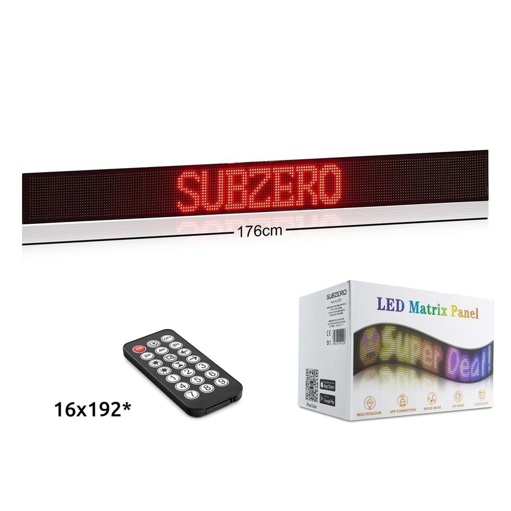SUBZERO LD70 LED 176CM