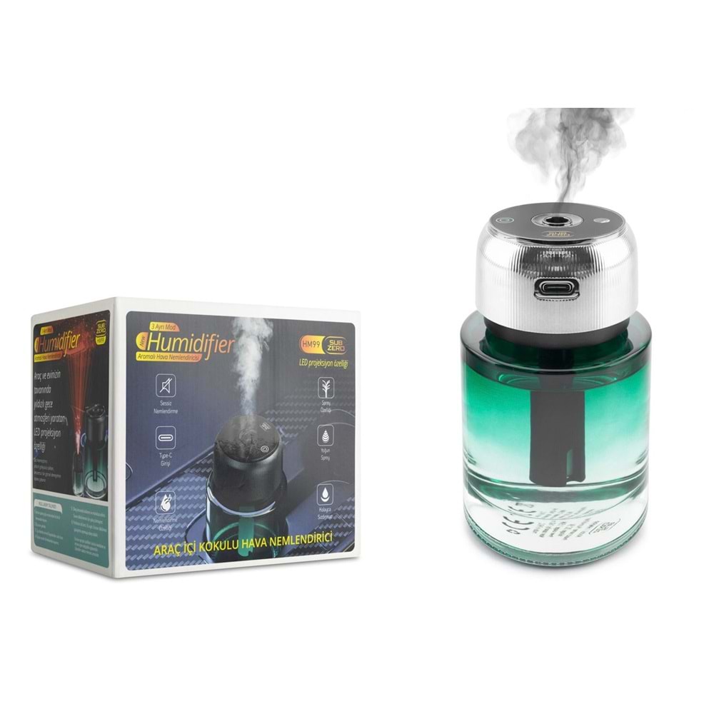 SUBZERO HM99 ARAÇ İÇİ KOKULU HAVA NEMLENDİRİCİ