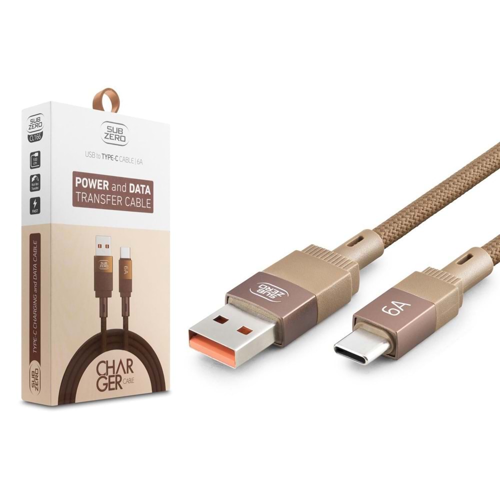 SUBZERO CL166 USB TYPE-C 6A HASIR KABLO