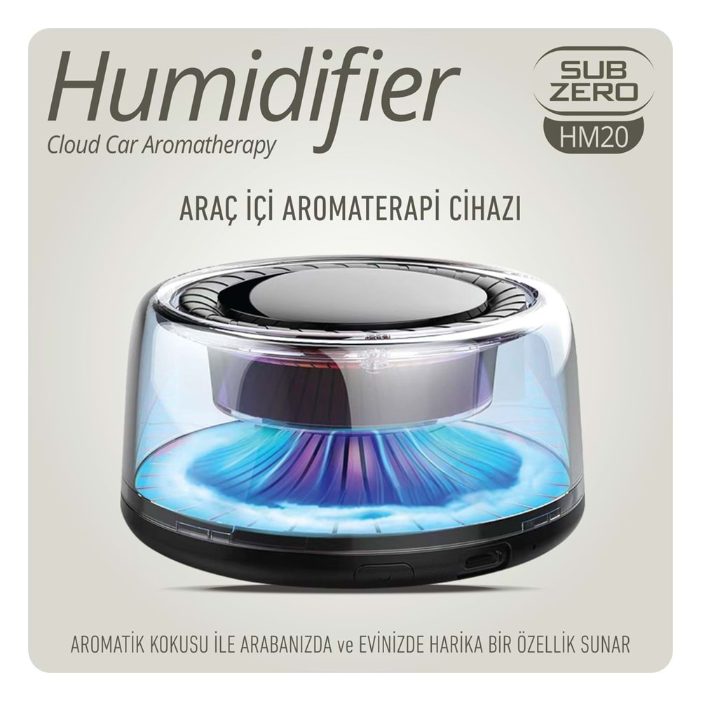 SUBZERO HM20 ARAÇ İÇİ KOKULU HAVA NEMLENDİRİCİ