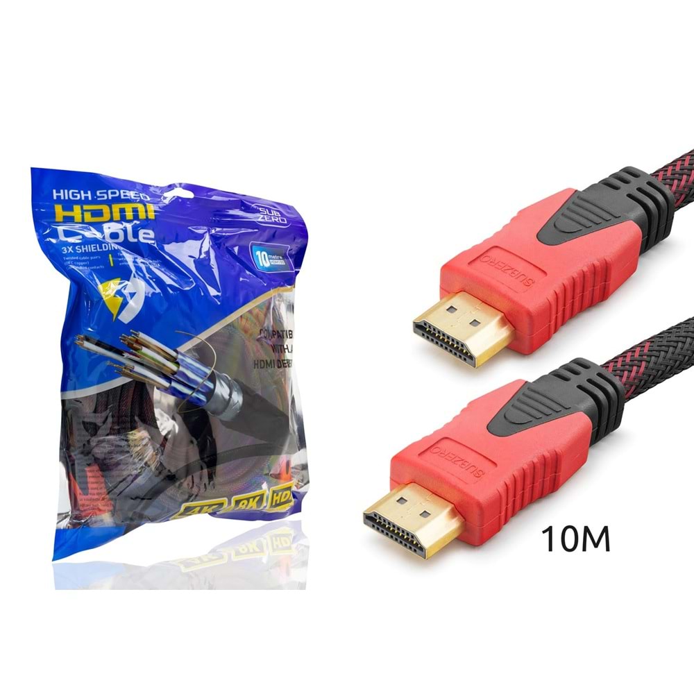 SUBZERO HDM100 10M HDMI KABLO