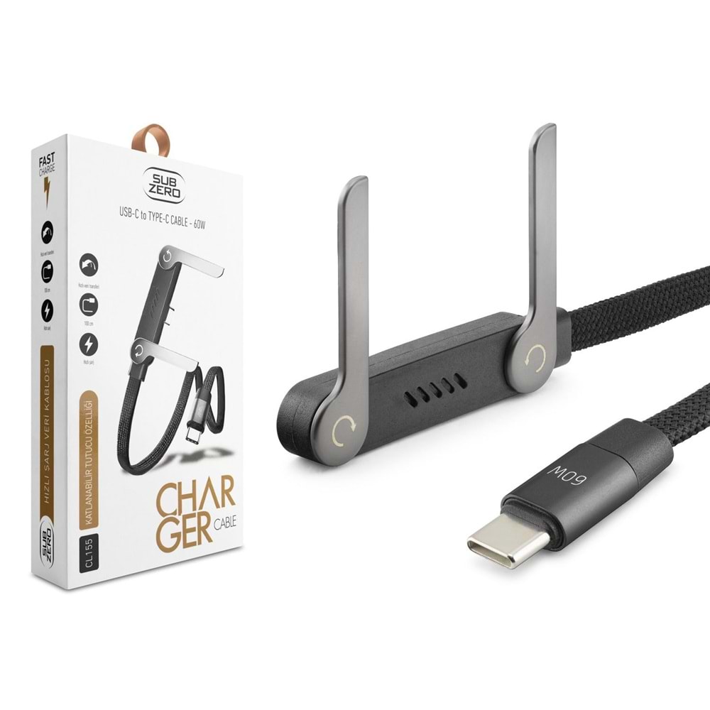 SUBZERO CL155 USB TYPE -C STANDLI KABLO