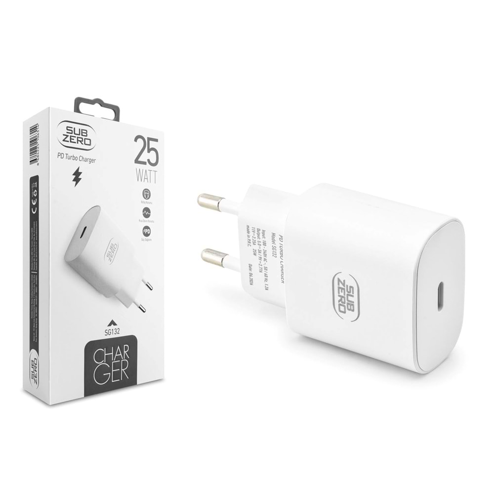 SUBZERO SG132 25W TURBO BEYAZ BAŞLIK