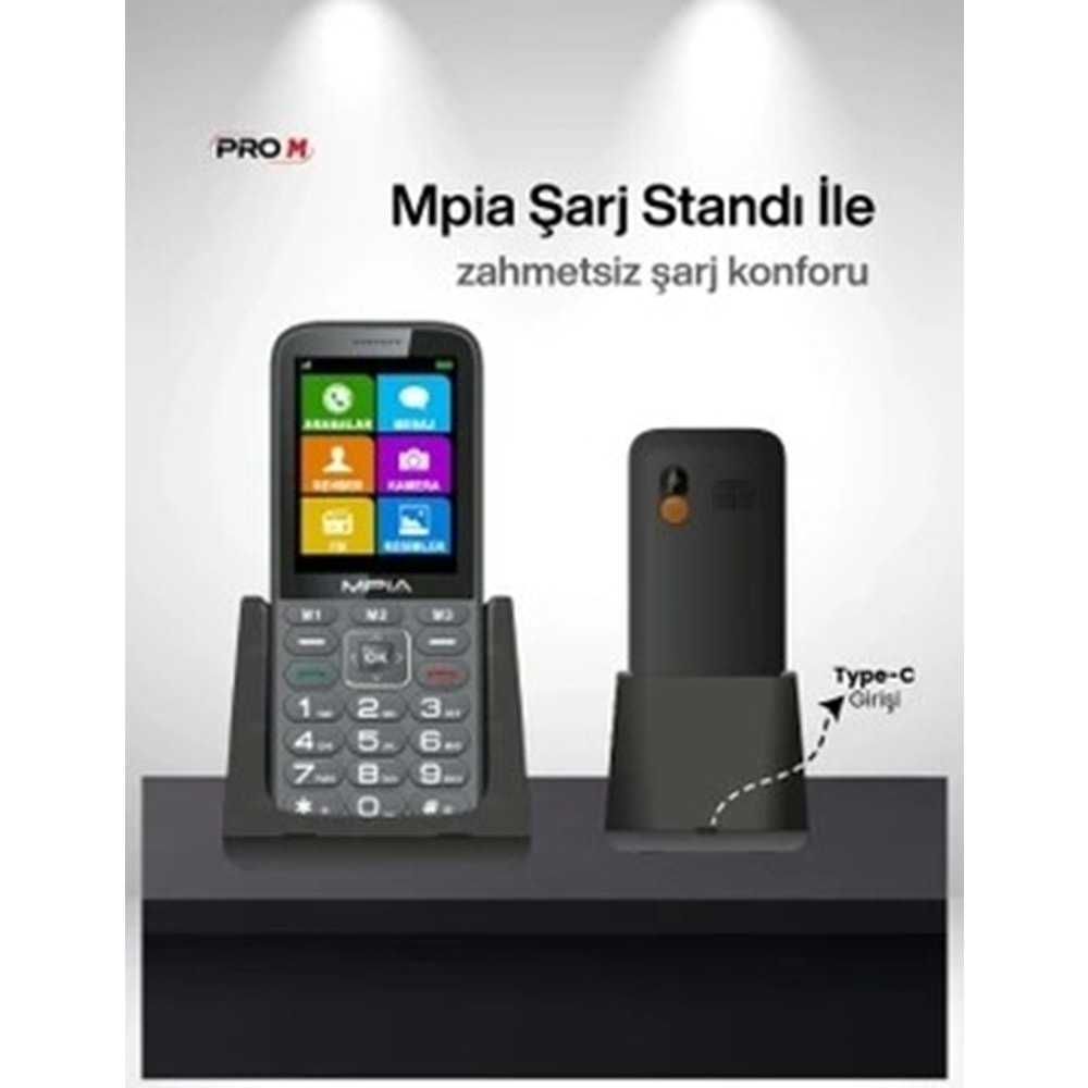 CONCORD MPIA PROM YERLİ ÜRETİM ŞAJ STANDLI KAMERALI TUŞLU TELEFON
