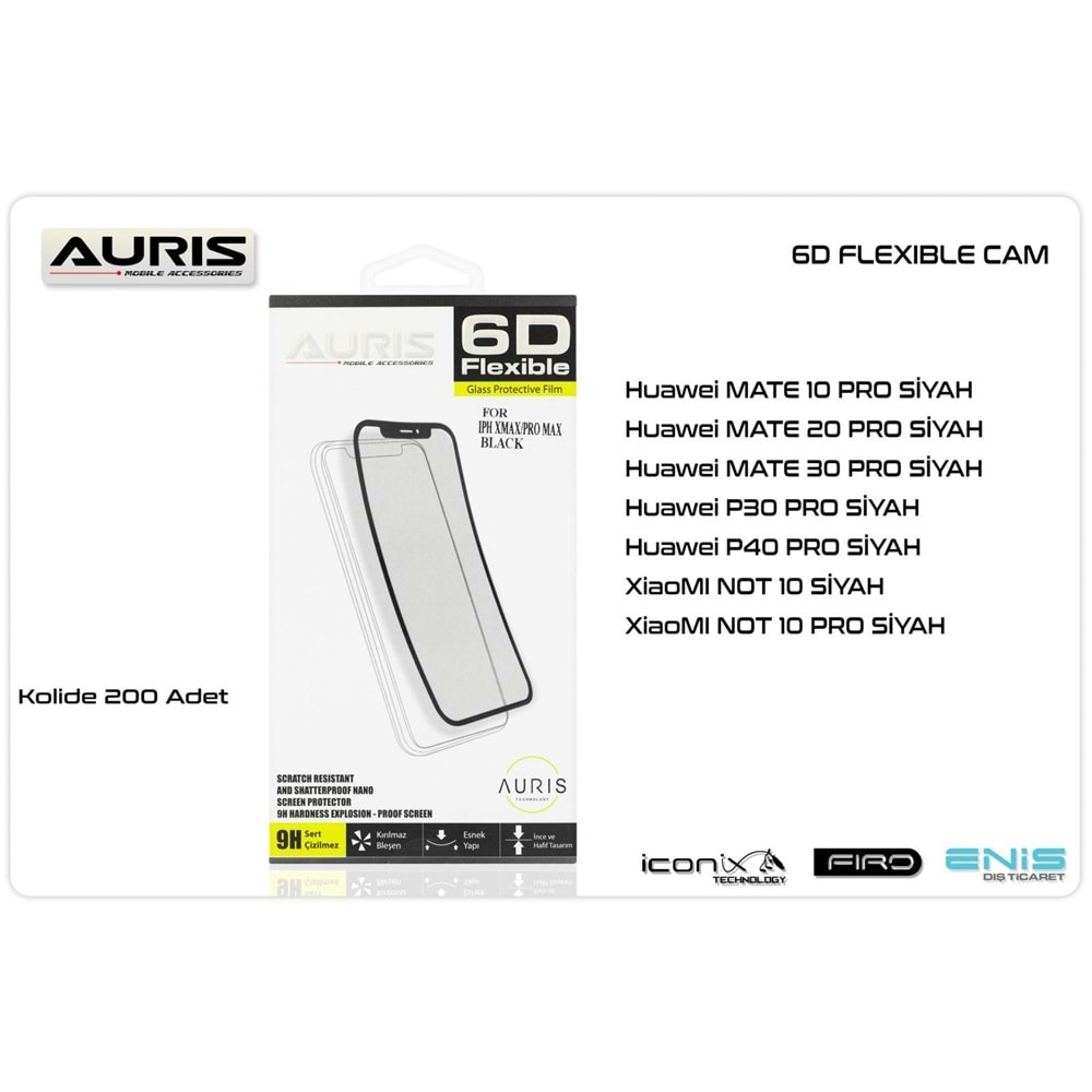 AURIS 6D FLEXIBLE EKRAN KORUMA