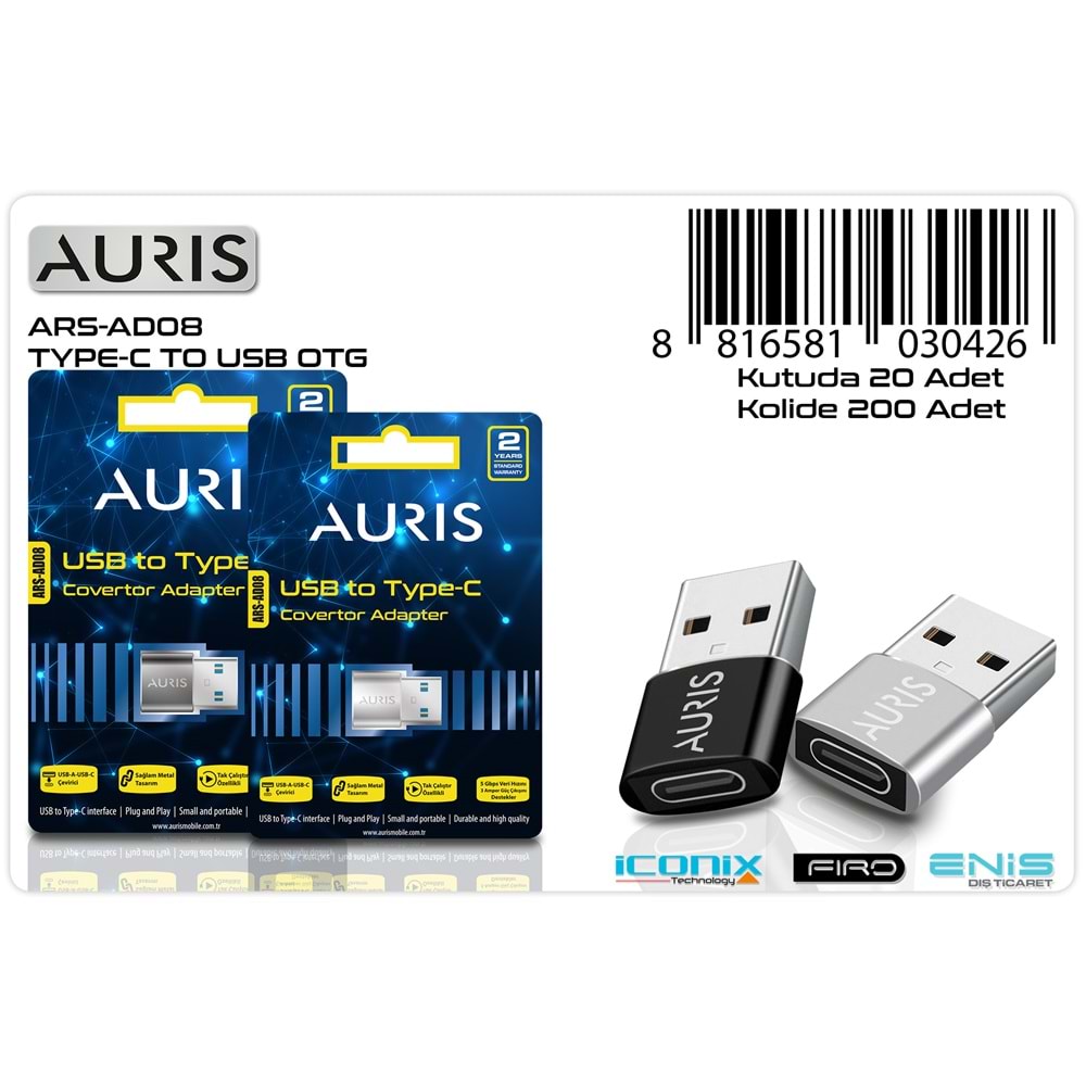 AURİS AD08 PD USB ADAPTÖR