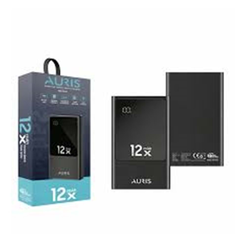 AURIS ARS-PB150 12000 MAH 22.5W DİJİTAL POWERBANK
