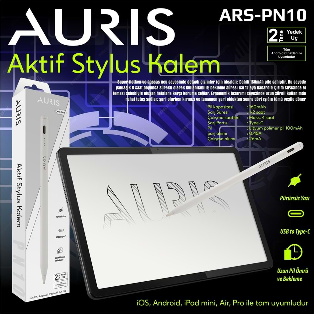 AURİS ARS-PN10 KALEMİ IOS & ANDROID