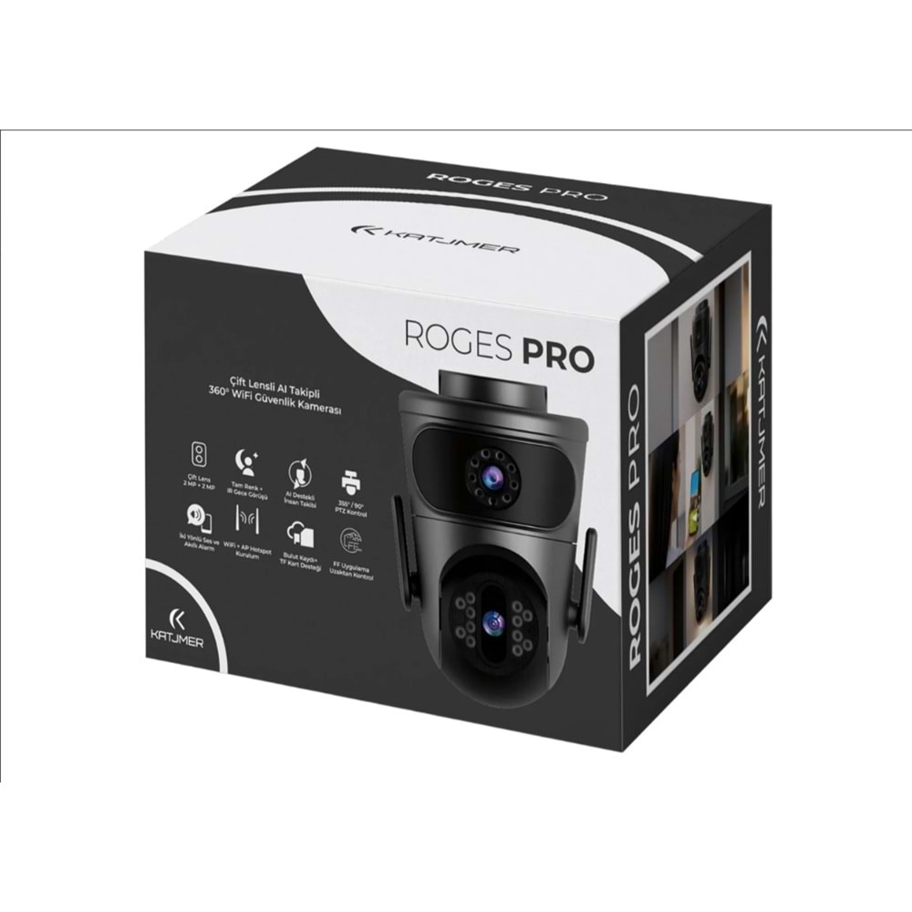 ROMM KATJMER ROGES PRO ÇİFT KAMERALI Wİ-Fİ KAMERA