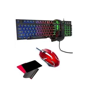 GAMELONE K120 RGB Lİ 4 LÜ PC SET