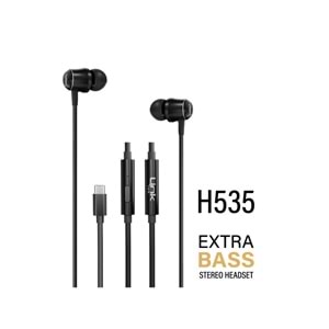 LİNK H535 TYPE CKULAKLIK İÇİ EXTRA BASLI BEYAZ PREMIUM KULAKLIK