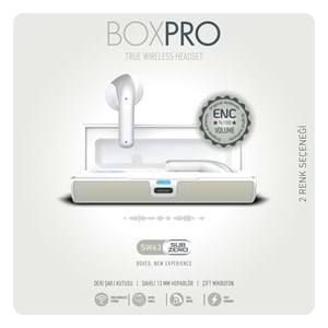 SUBZERO SW63 BOXPRO BLUETOOTH KULAKLIK