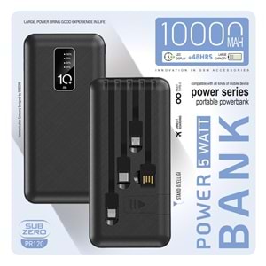 SUBZERO PR120 10000 MAH POWERBANK