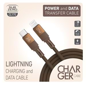 SUBZERO CL175 PD LİGHTNİNG ÖRGÜ KABLO