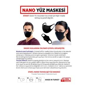 MASKE STERİL NANO YÜZ MASKESİ