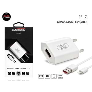 SUBZERO IP10 XS/XS MAX SET 1A BEYAZ ŞARJ