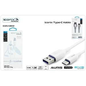 ICONIX 2.1A CB02 TYPE C USB KABLO