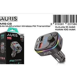 AURIS WRC8 FM MODÜLATÖR