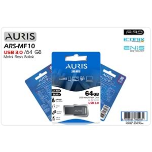 AURIS MF10 64GB METAL FLASH BELLEK