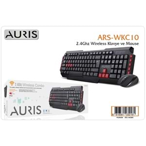 AURİS ARS-KC10 WİRELESS SET KLAVYE