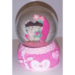 ROMANTİK SEVGİLİ KAR KÜRESİ KÜÇÜK BOY 1595B-2