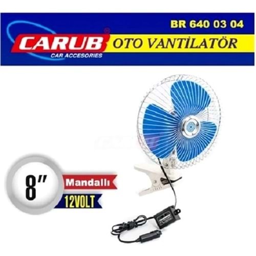 CARUB BR640 003 04 12V TORPİDO ÜSTÜ VANTİLATÖR