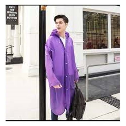 EVA RAINCOAT UNISEX YAĞMURLUK-MOR