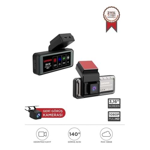 TORİMA LENOVO Q3 DOKUNMATİK ÖN VE ARKA ARAÇ KAMERA